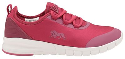 Pink/White 'Zambia' ladies lace up trainers